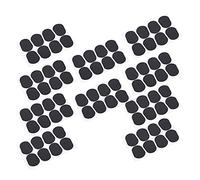 TOPINCN Juego de 80 Parches de Boquilla de Silicona para Saxofón con Adhesivo Fuerte para un Fácil Reemplazo, Color Negro, 0,5 Mm de Grosor para Entusiastas del Saxofón