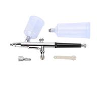 TOPINCN Juego de Aerógrafo Artístico con Bloqueo de Gatillo para Pintura en Aerosol, Arte de Uñas y Tatuajes Temporales, 0,3 Mm, 20 Cc, 40 Cc