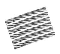 TOPINCN Juego de Bobinas de Encuadernación en Espiral, 35 Espirales de Plástico de 25,4 Mm para Proyectos de Encuadernación de Papel A4 en Oficina y Universidad (BLACK)