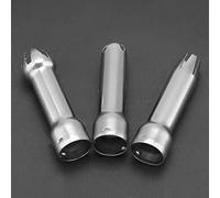 TOPINCN Juego de Boquillas para Crema No Tóxicas y Seguras con Boquilla de Acero Inoxidable de 3 Piezas para una Fácil Decoración de Pasteles