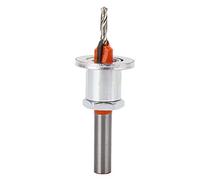TOPINCN Juego de Brocas Avellanadoras con Límite Ajustable para una Rápida Eliminación de Virutas en Madera, Plástico, Metal Blando, Acero Aleado, 5 Piezas