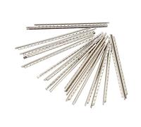 TOPINCN Juego de Cables para Traste de Guitarra de Latón de Alto Brillo, 2,0 Mm, 19 Piezas, Durabilidad Excepcional, para Guitarras Clásicas de Madera