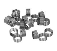 TOPINCN Juego de Casquillos Roscados SUS304 para Autopartes y Muebles | 20 Piezas M14 X 1,25 Herramienta de Reparación de Rosca de Tuerca Reductora de Inserción Circular en Espiral (1D)