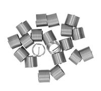 TOPINCN Juego de Casquillos Roscados SUS304 para Autopartes y Muebles | 20 Piezas M14 X 1,25 Herramienta de Reparación de Rosca de Tuerca Reductora de Inserción Circular en Espiral (1.5D)