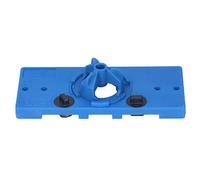 TOPINCN Juego de Cortador de Guía de Perforación en Plantilla, Sierra de Agujero de Bisagra de 35mm, Localizador de Perforación Preciso para Carpintería para Muebles de Puerta ABS (BLUE)
