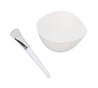 TOPINCN Juego de Cuencos para Mezclar Mascarillas, Kit Portátil de Silicona para Tratamientos Faciales, 2 Unidades