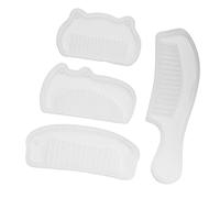 TOPINCN Juego de Moldes de Silicona con Forma de Peine, 4 Piezas de Estilos únicos para Hacer Joyas y Decoración de Pasteles, Material de Silicona, 18x5cm/12,8x5cm/9,8x6cm/10,8x5,8cm