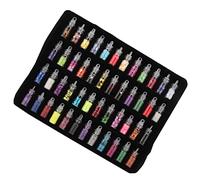 TOPINCN Juego de Polvo de Lentejuelas de Colores para Hacer Moldes de Joyería DIY, Kit de Decoración Flash de 48 Botellas