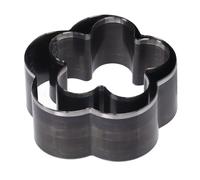 TOPINCN Juego de Troqueles de Corte de Cuero Herramienta de Moldeo en Forma de Flor Duradera para Artesanos con Caja de Almacenamiento 2 Piezas de Acero de Aleación para Manualidades de Cuero