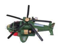 TOPINCN Juguete de Avión de Combate Transformador Eléctrico, Juguete de Helicóptero Militar con Luces y Sonidos, Ruedas Multidireccionales para Niños Pequeños