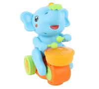 TOPINCN Juguete de Coche Eléctrico de Elefante, Juguete Musical para Caminar con Tambor y Bola Flotante, Divertidos Efectos de Luz de Sonido para Que Jueguen los Niños