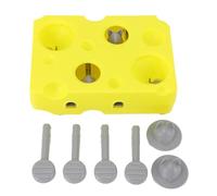 TOPINCN Juguete Interactivo Tipo Rompecabezas para Gatos, Dispensador de Golosinas para Gatos, Estimulación Mental, Juego Autónomo, Base Antideslizante, Estructura de ABS Resistente,