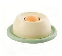 TOPINCN Juguete para Cuenco para Lamer Gatos, Cuenco Antideslizante para Lamer Gatos, Alimentador Lento con Bola Rodante para Tratamiento Líquido, Comida Húmeda, Dispensador Interactivo (Yellow)
