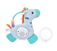 TOPINCN Juguete y Mordedor para Bebés Juguete de Caballo para la Dentición del bebé Mordedor Calmante Muñeco de Peluche con 12 Canciones Sonidos Luces para 0-3 Años Cuna Cochecito (GREEN)