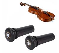 TOPINCN Jujube Wood Exquisito par de Picas de Violín para Entusiastas de los Instrumentos Musicales, Marrón, 2 Piezas para Violinistas (#1)