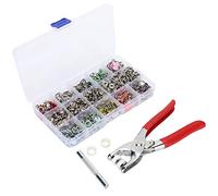 TOPINCN Kit Completo de Cierres a Presión, Herramienta de Botones para Manualidades de Costura, Bricolaje, 804 Uds., 10 Colores para Producción de Ropa