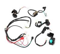 TOPINCN Kit de Arnés de Cableado de Motor de Arranque Eléctrico Unidad CDI de Interruptor de Manillar de Cable de Encendido Duradero para PIT Quad Dirt Bike ATV de Material: PVC + ABS, Instalación