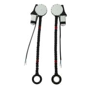 TOPINCN Kit de Conversión de Elevalunas Eléctrico Duradero de 12 V con Gran Potencia para Camionetas de 2 Puertas, Furgonetas, SUV, ABS, Aleación de Aluminio