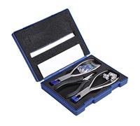 TOPINCN Kit de Herramientas ópticas Profesionales, Kit de Reparación Duradero sin Montura para Alicates de Gafas, para Monturas de Gafas, Incluye Estuche de Plástico Azul