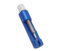 TOPINCN Kit de Herramientas para Quitar Eslabones de Reloj para Ajustar y Cambiar el Tamaño de la Pulsera Fácilmente Incluye 3 Pines de Repuesto Conveniente para Uso Doméstico Acero Inoxidable (Blue)