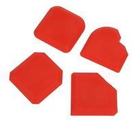 TOPINCN Kit de Limpieza de Raspador de Acabado Duradero, Removedor de Sellador de Silicona para Moldeo, Kit de Herramientas de Sellado de 4 Uds para Raspador de Vidrio