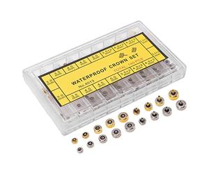 TOPINCN Kit de Reparación Duradero de Acero Inoxidable para Entusiastas de los Relojes con Caja de Almacenamiento, Herramienta de Reparación de Relojes Portátil para Mantenimiento del Hogar