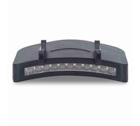 TOPINCN Lámpara de Cabeza de Pesca 11 LED Abrazadera de Tapa/Luz de Soporte para Actividades Al Aire, Luz de Tapa de Cabeza de Alta Eficiencia para Acampar Senderismo Plástico Negro 1 Pieza