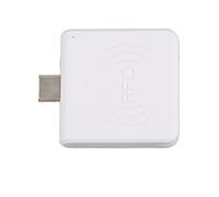 TOPINCN Lector de Tarjetas de Teléfono Móvil Compacto Portátil UHF Escritor de Mano para Logística y Gestión de Almacenamiento ABS 1 X Unidad (White)