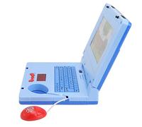 TOPINCN Led Kids Learning Simulation Computer Toy para Desarrollo de Educación Temprana, con Altavoz, Material de Plástico (Ratón Azul no retráctil)