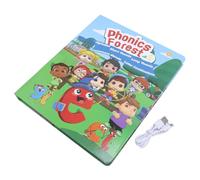 TOPINCN Libro de Sonido Interactivo en Inglés, Juegos de Libros Parlantes, Juguetes de Aprendizaje con de Plan de Estudios de 5 Niveles, Juguetes Electrónicos de Aprendizaje para