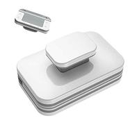 TOPINCN Limpiador de Ventanas Magnético, Herramienta Potente y Segura de Doble Cara para Gafas de 3 a 10 Mm, Plástico Gris, 5,9 X 3,9 X 1,6 Pulgadas, para Invernadero Doméstico de Gran Altura