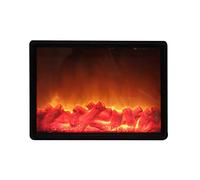 TOPINCN Linterna de Chimenea, Efecto de Llamas LED Lamp Fire Fire Chimenea Portátil Portable para Terraza de la Mesa de Mesa Interior Al Aire Libre, Luz de Chimenea Simulada Decoración