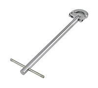 TOPINCN Llave de Plomería Giratoria Multifuncional, Herramienta de Lavabo de Grifo de Acero Al Carbono Duradera para Uso Doméstico