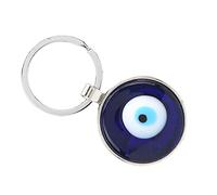 TOPINCN Llavero de Ojo Azul con Colgante, Exquisitos Adornos de Cuentas Turcas para Decoración de Bolsos, Llavero para Hombres y Mujeres para