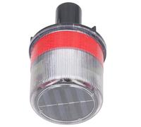 TOPINCN Luz Estroboscópica LED de Seguridad Mejorada con Energía Solar para Luz de Advertencia de Seguridad, Lámpara de Baliza para Trabajo Nocturno