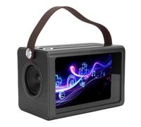 TOPINCN Máquina de Karaoke Portátil para Adultos WiFi Bluetoothes de Karaoke Máquina de Canto Inalámbrica con 2 Micrófonos Inalámbricos