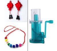 TOPINCN Máquina de Tejer Manual Herramienta de Tejer Fácil para Entusiastas del Bricolaje Pequeña y Portátil No Ocupa Demasiado Espacio para Suéteres, y Pulseras de Material Plástico