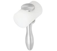 TOPINCN Martillo de artesanía de cuero de aleación de aluminio de nylon DIY hecho a mano de nylon tallado grabado herramientas de perforación (mango de aluminio doble cabeza (pegamento blanco)