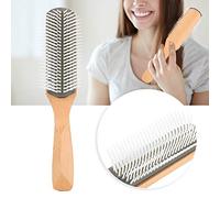 TOPINCN Masaje de Nueve Combías Quemaduras con Nueve Líneas Curvas, Diseño de Cabeza Redonda, Promueve la Regeneración del Cabello, el Cuidado del Cuero Cabelludo