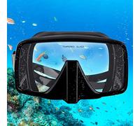 TOPINCN Máscara de Buceo Submarina Profesional de Silicona, ángulo de Visión Grande para Buceo, Natación, Esnórquel, Material No Tóxico para Adultos
