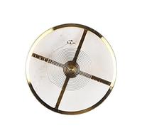 TOPINCN Material de Aleación de Rueda de Equilibrio de Reloj Dorado de Moda para Facilitar el Equilibrio del Movimiento del Reloj en Casa