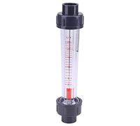 TOPINCN Medidor de Caudal Instantáneo LZS-15, Rotámetro de Tubo Plástico 25-250L/H DN15 1/2" para Medición de Líquidos
