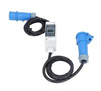 TOPINCN Medidor de Consumo Digital Impermeable LCD 220 V Medidor de Potencia para Coche Eléctrico RV, Vatímetro Portátil para Uso en Exteriores