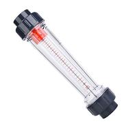 TOPINCN Medidor de Flujo de Líquido Tipo Tubo de Plástico ABS Herramienta de Medición de Alta Precisión para Monitorear Varios Líquidos para Pruebas de Materiales del Centro de Investigación de