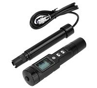 TOPINCN Medidor de Oxígeno Disuelto, Medidor de Oxígeno Disuelto Digital Detector Portátil Probador de Calidad del Agua con Detección de Temperatura