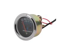 TOPINCN Medidor de Temperatura del Agua Mecánico Duradero, 52mm, para Coches, Luz Amarilla de 12V, Reemplazo Ideal