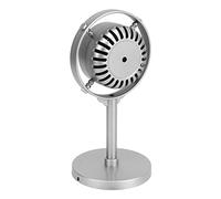 TOPINCN Micrófono Retro Clásico de Plástico para Fiestas Temáticas Vintage y Fotografía de Estudio, Herramienta Liviana para Experiencia de Canto para Todos (Silver)