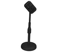 TOPINCN Micrófono Vintage con Base Estable, Soporte de Micrófono de Estilo Retro, Ligero y Duradero para Fotografía Novedosa (BLACK)