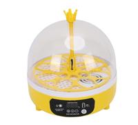 TOPINCN Mini Incubadora de Huevos, Máquina para Incubar Aves de Corral Pequeñas con Control Inteligente Automático de Temperatura con Tapa Transparente, para Uso en el Hogar, la