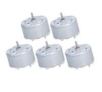 TOPINCN Mini Motor Eléctrico RF-500TB Kit de Motor de Cepillo de CC Duradero para Campo de Hogar Inteligente 5 Piezas 3 V 2700 Rpm Material de Aleación